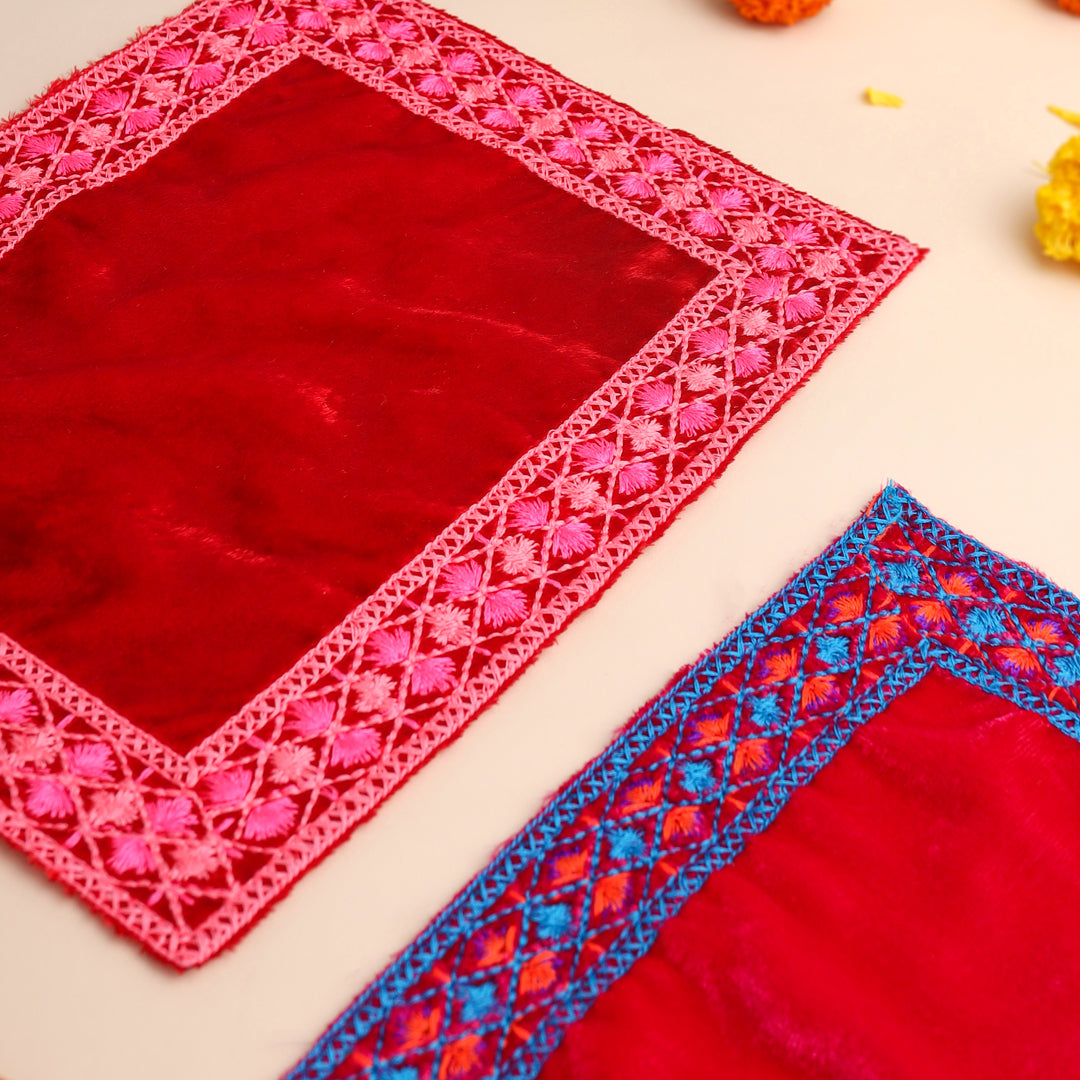 Embroidered Pooja Asana