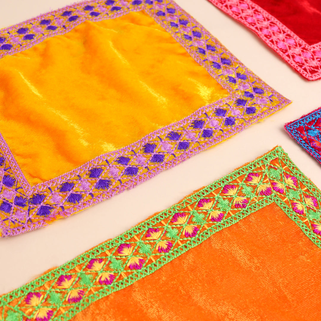 Embroidered Pooja Asana