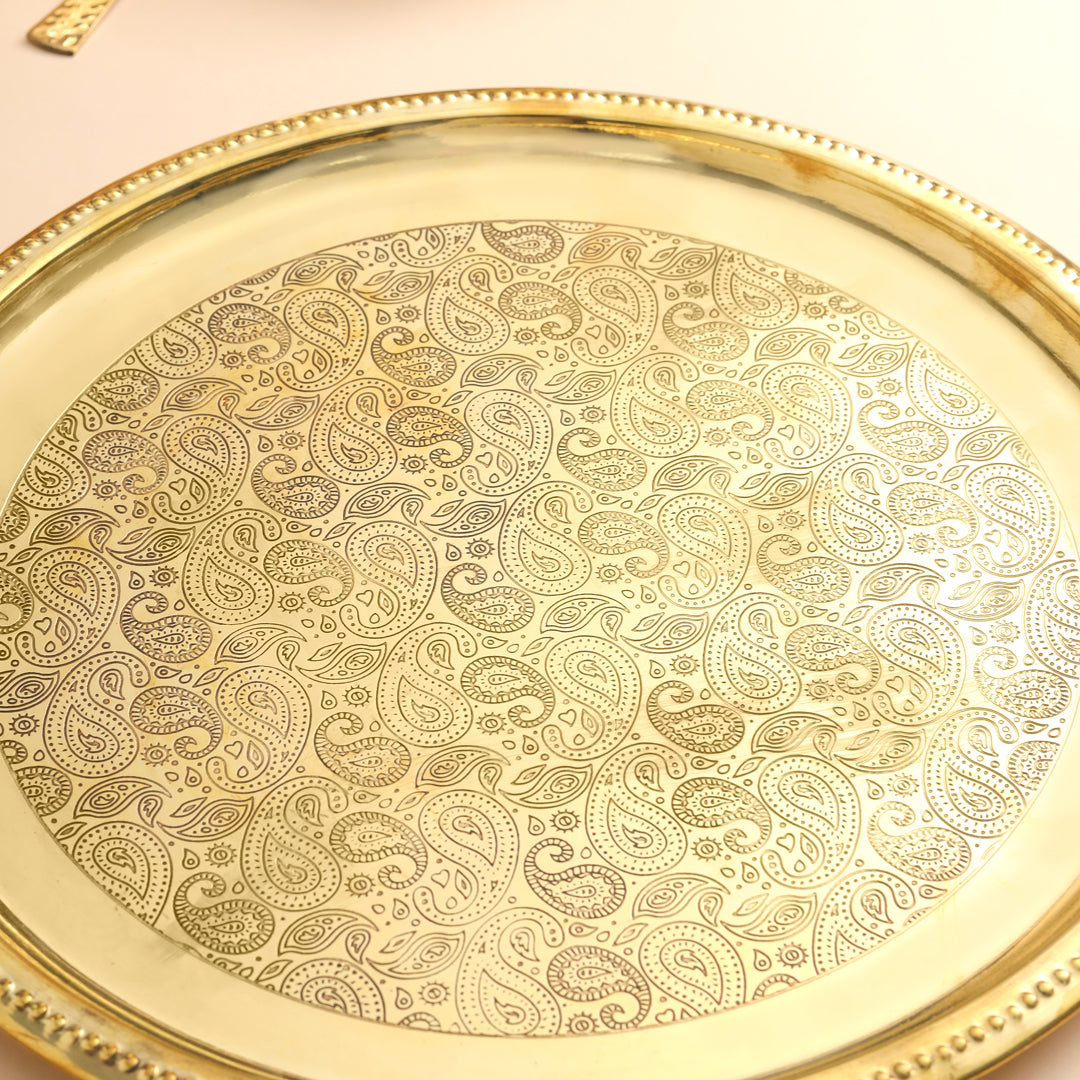 BRASS THALI (12 INCH)