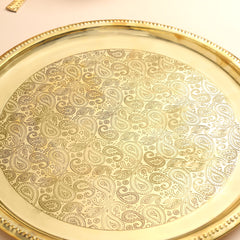BRASS THALI (12 INCH)