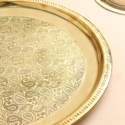 BRASS THALI (12 INCH)