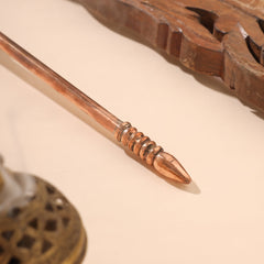 Copper Shiva'S Damru Trishul With Naag (25 Inch)
