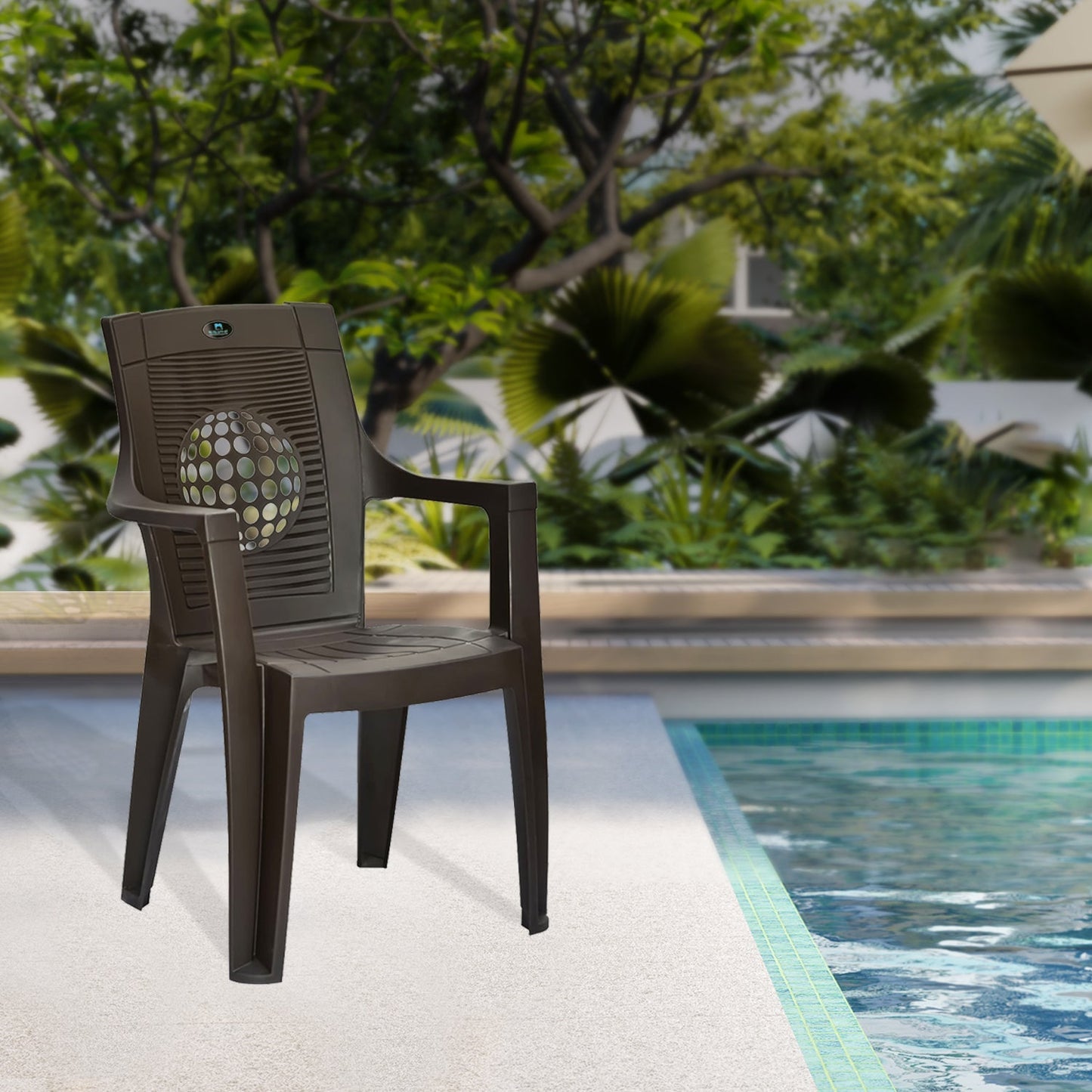 Nilkamal Globe Plastic Arm Chair