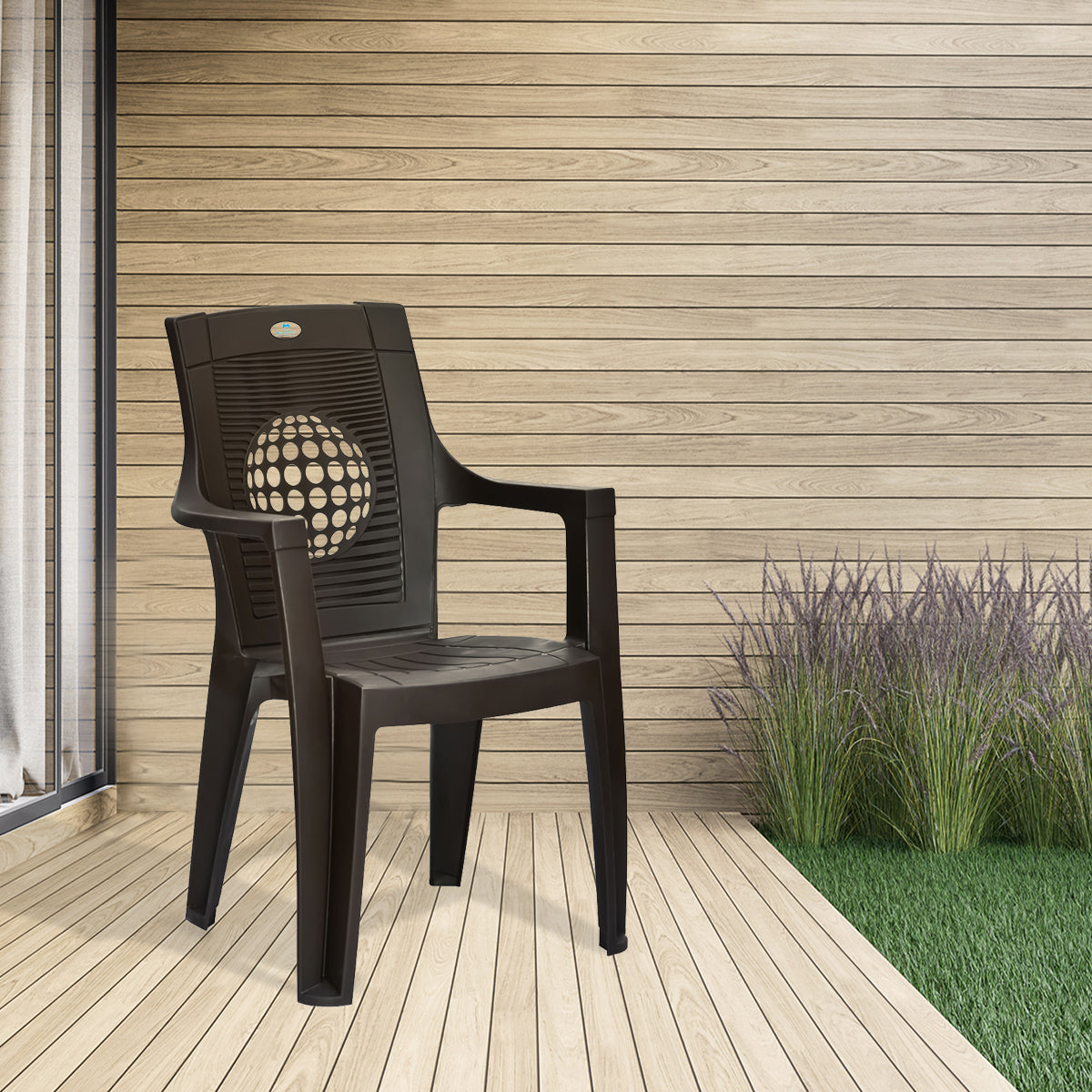 Nilkamal Globe Plastic Arm Chair