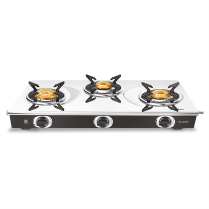 SS SLEEK 3Burner Gas Stove Vidiem