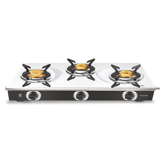 SS SLEEK 3Burner Gas Stove Vidiem