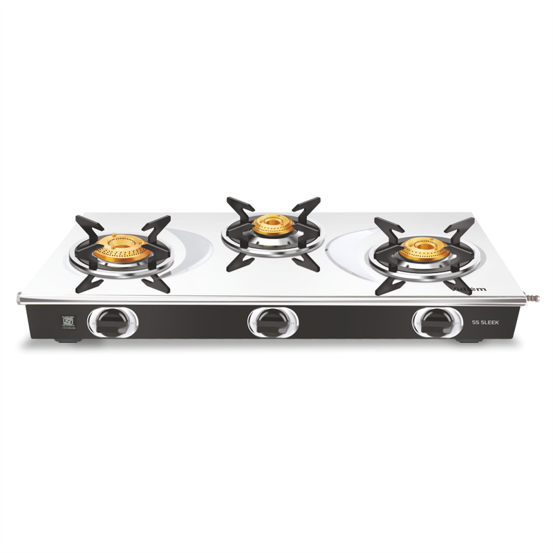 SS SLEEK 3Burner Gas Stove Vidiem