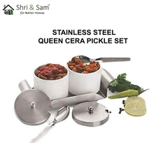 Stainless Steel 2 PCS Queen Cera Pickle Set