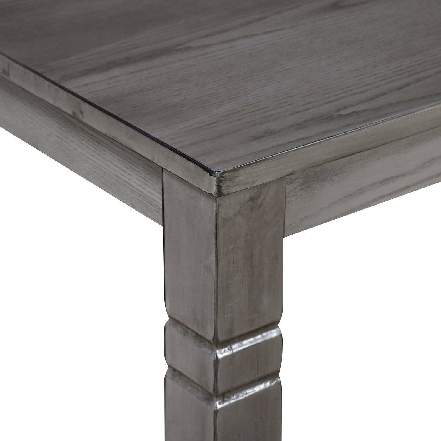 Nilkamal Stanfield 6 Seater Dining Set with Bench (Grey)