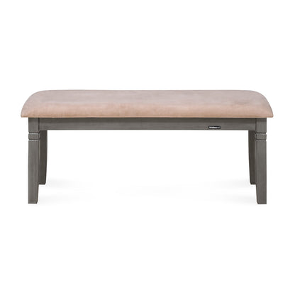 Nilkamal Stanfield 6 Seater Dining Set with Bench (Grey)