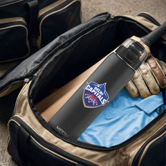 Sports Steel Edge UV Printing Thermoware Bottle With Twin Lid - Delhi Capitals (DC) - Milton