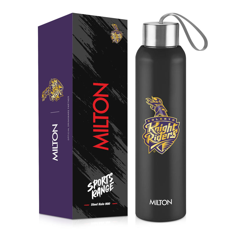 Sports Steel Halo UV Printing Water Bottle - Kolkata Knight Riders (KKR) - Milton