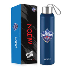 Sports Steel Halo UV Printing Water Bottle - Delhi Capitals (DC) - Milton