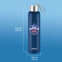 Sports Steel Halo UV Printing Water Bottle - Delhi Capitals (DC) - Milton