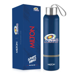 Sports Steel Halo UV Printing Water Bottle - Mumbai Indians (MI) - Milton
