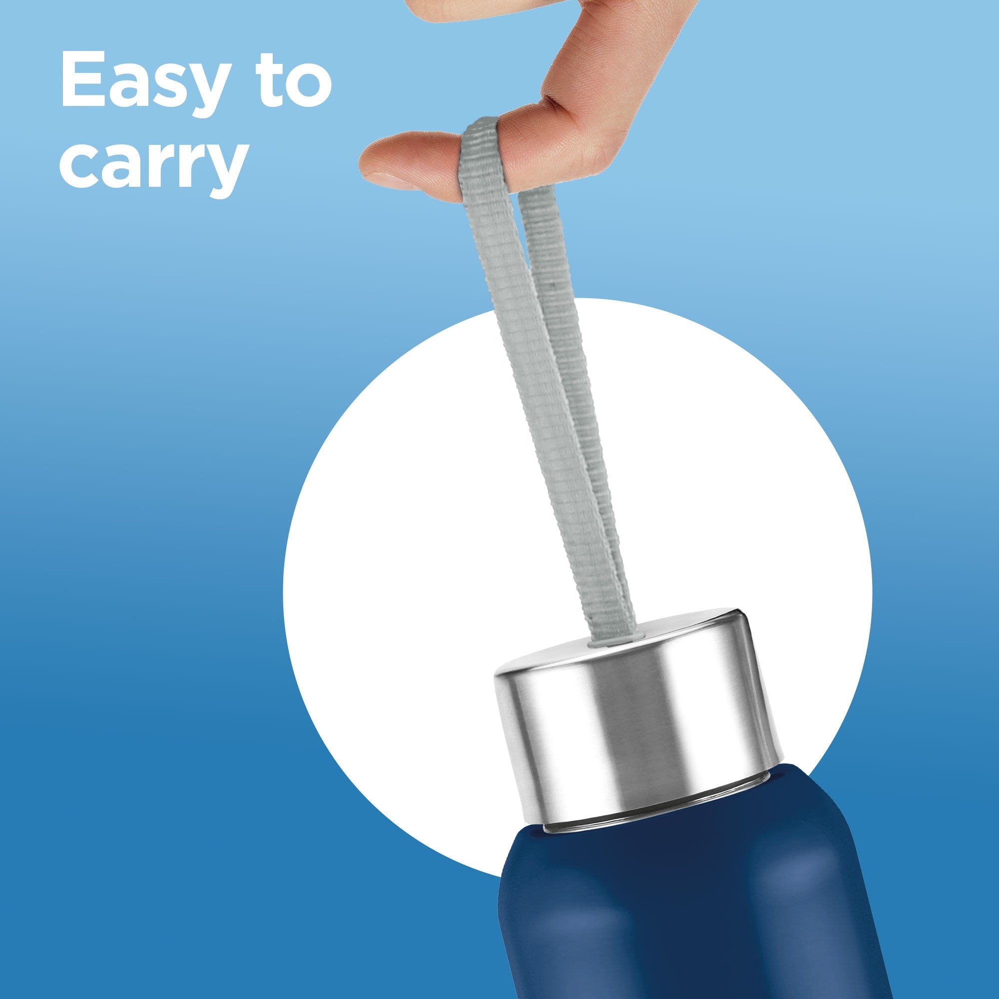 Sports Steel Halo UV Printing Water Bottle - Mumbai Indians (MI) - Milton