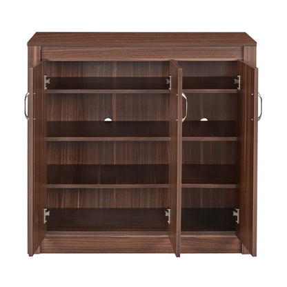 Nilkamal Stella Shoe Cabinet / Rack (Walnut)