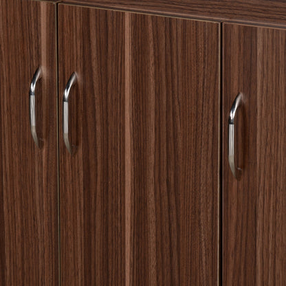 Nilkamal Stella Shoe Cabinet / Rack (Walnut)