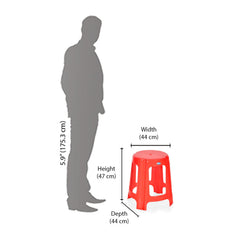 Nilkamal STL10 Plastic Stool