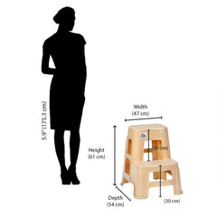 Nilkamal Plastic Step Stool