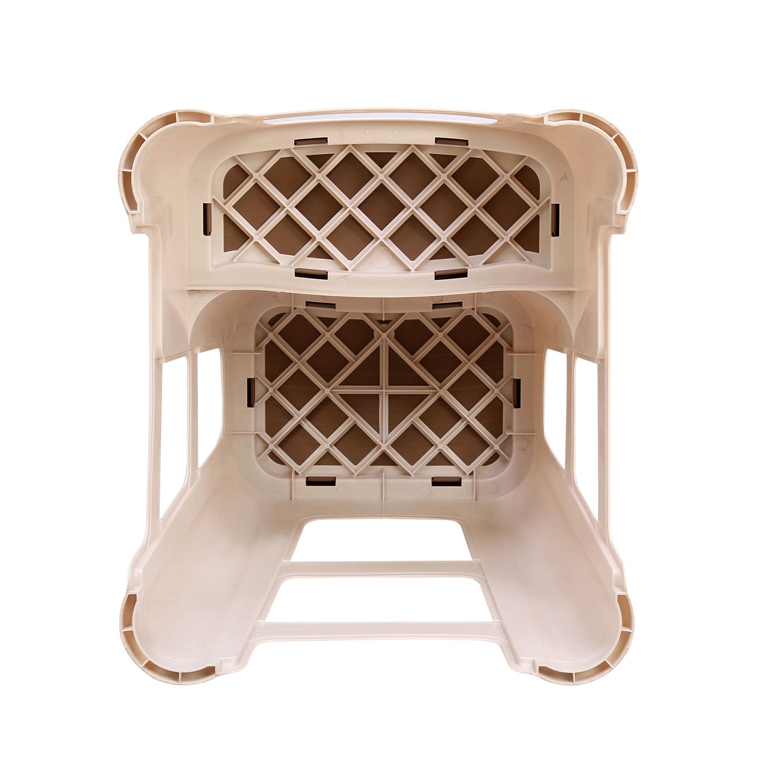 Nilkamal Step Stool 31 (Basket Beach /  Rattan Dark Beige)