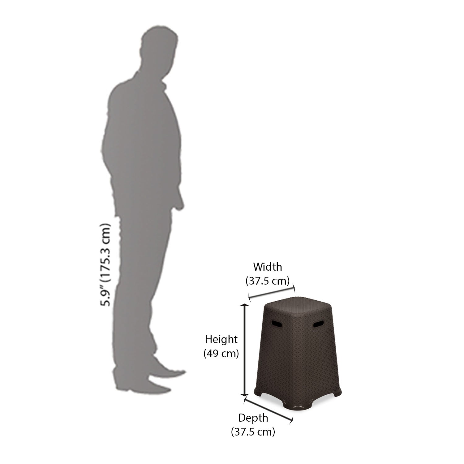 Nilkamal STOOL 29 Plastic Stool