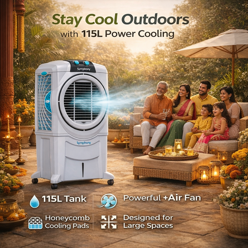 Sumo 115 XL | Powerful Desert Air Cooler | Leg Set