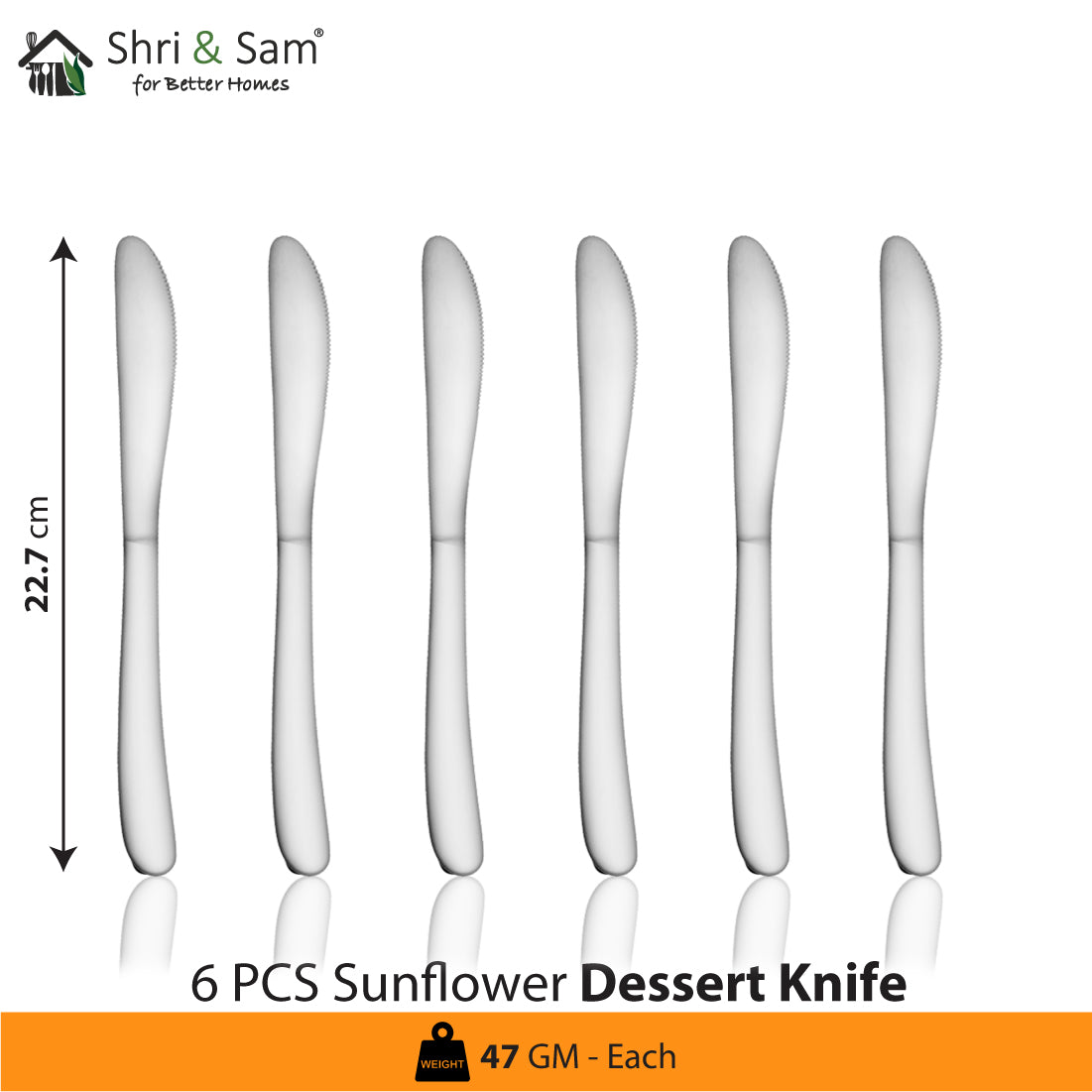 Stainless Steel 24 PCS Cutlery Set Sunflower