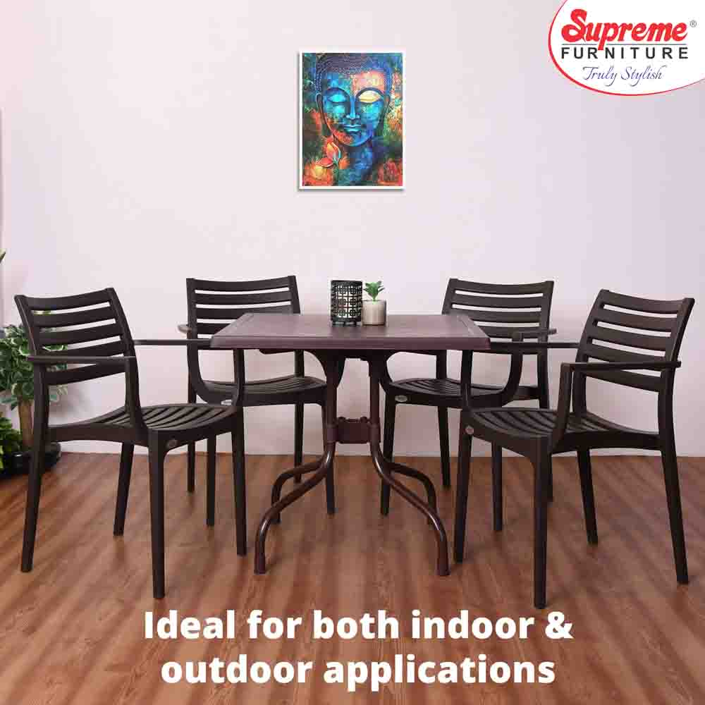 Supreme Empire Plastic With-Arm Chair