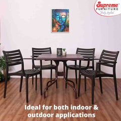 Supreme Empire Plastic With-Arm Chair
