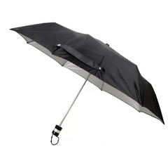 CITIZEN PLAIN BLACK 3 FOLD UMBRELLA Umbrella  (Black)-1