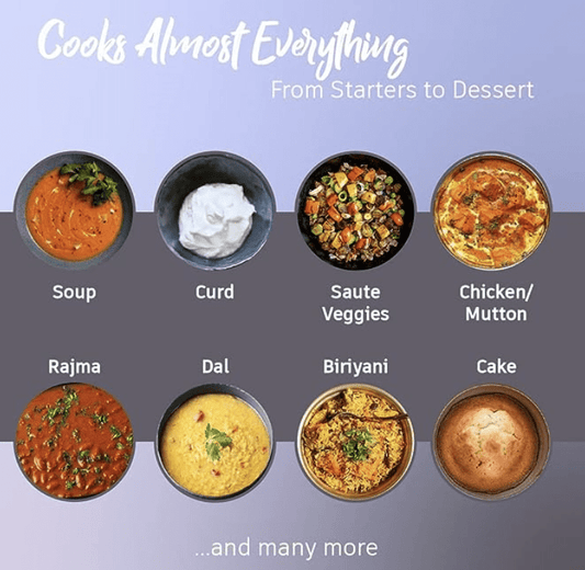 Wonderchef Nutri-Pot Electric Pressure Cooker with 7-in-1 Functions, 3L, Aluminium, Black, Outer Lid