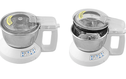 Panasonic AC MX-AC220-H 550-Watt Super Mixer Grinder with 2 Jars (Grey)