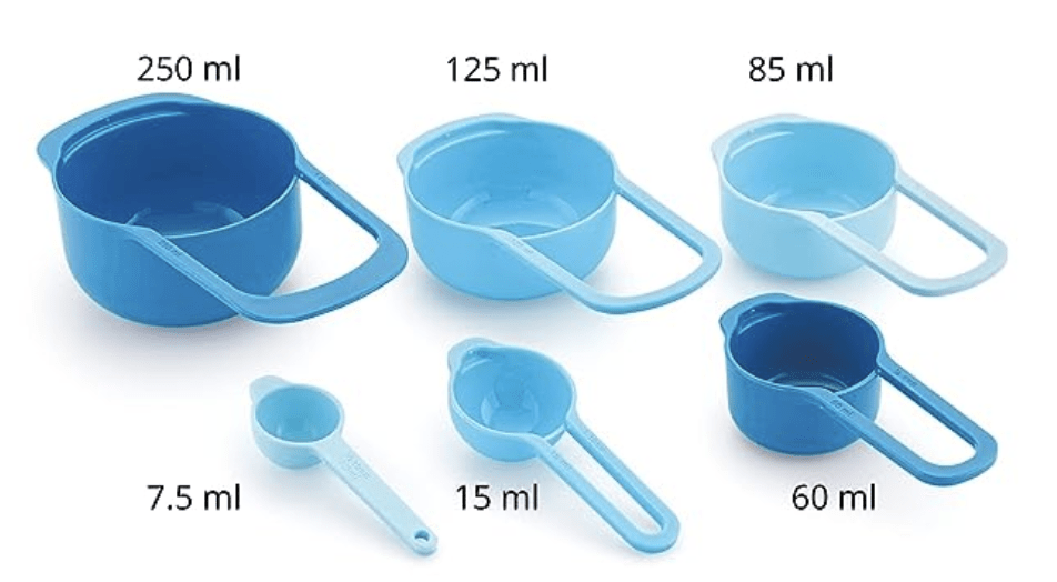 Rena Germany - Measuring Cups and Spoons for Baking - Baking Tools - Measuring Cups Set - Tablespoon Measuring Set - Cake Tools