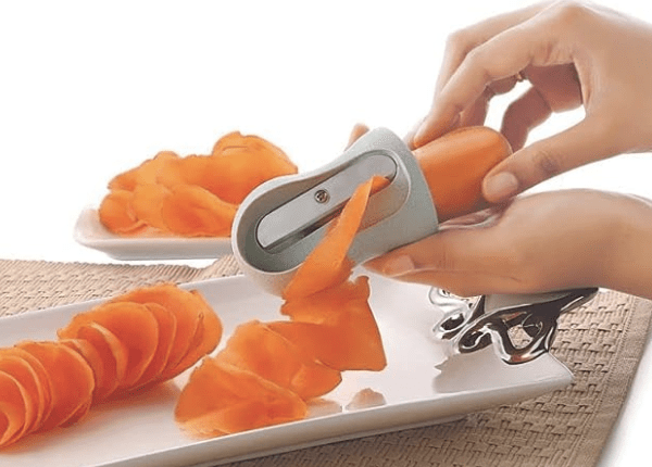 Rena Germany Vegetable Curler 1pcs for Carrots, Radishes and Other Similar Shaped Vegetables.