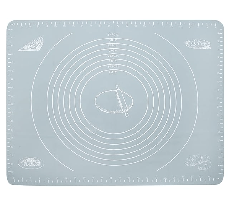 Rena Germany Silicone Baking Mat - Non Stick Heat Resistant - Dough Kneading Reusable Mat with Measurement - Kitchen Platform Sheet