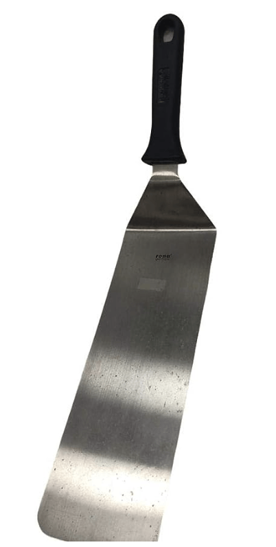 RENA- Metal Spatula Set of 1 Griddle Spatula spatulas Griddle Scraper and Pancake Flipper or Hamburger Turner Stainless Steel Utensil Great for BBQ Grill Flat Top