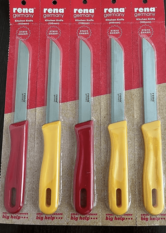 rena germany Steel, Plastic Knife Set (Pack of 5)