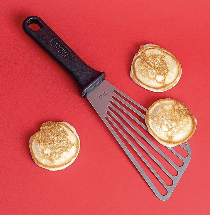 Rena Germany Flexible Slotted Turner/Flipper Spatula - Stainless Steel Non Stick Turning/Flipping Spatula