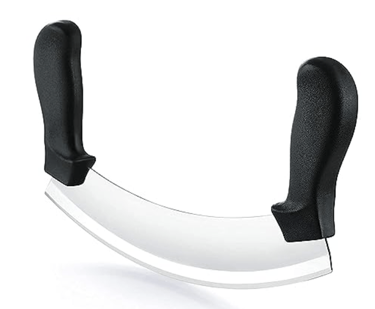Rena Germany - Mincing Knife Pizza Cutter (Stainless Steel)-2