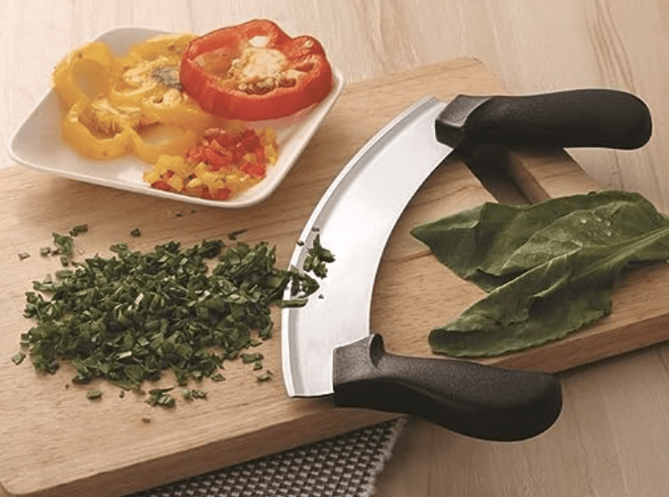 Rena Germany - Mincing Knife Pizza Cutter (Stainless Steel)