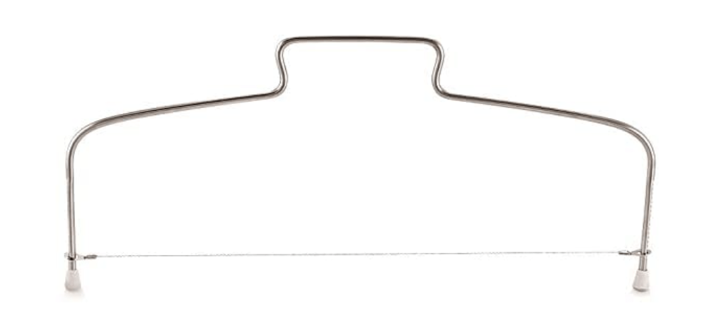 Rena Germany Cake Slicer Stainless Steel (Cum Leveller, Silver) with Adjustable Wire