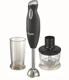 Prestige PHB 6.0 200 Watt 2 Speed Hand Blender with Blending Jar, Chopping, Whisking Attachment-1