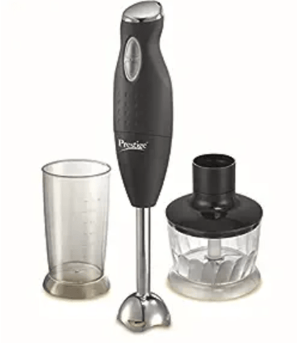 Prestige PHB 6.0 200 Watt 2 Speed Hand Blender with Blending Jar, Chopping, Whisking Attachment