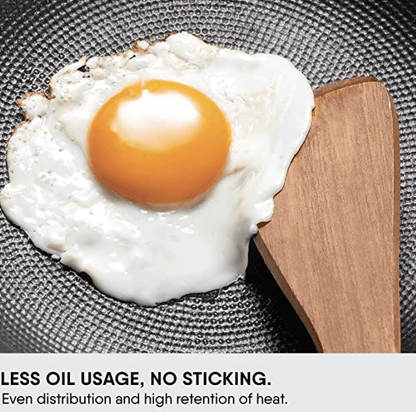 Stahl Blacksmith Hybrid Cast Iron Kadhai Without lid, 8326, 26 cm, 2.4 Liters