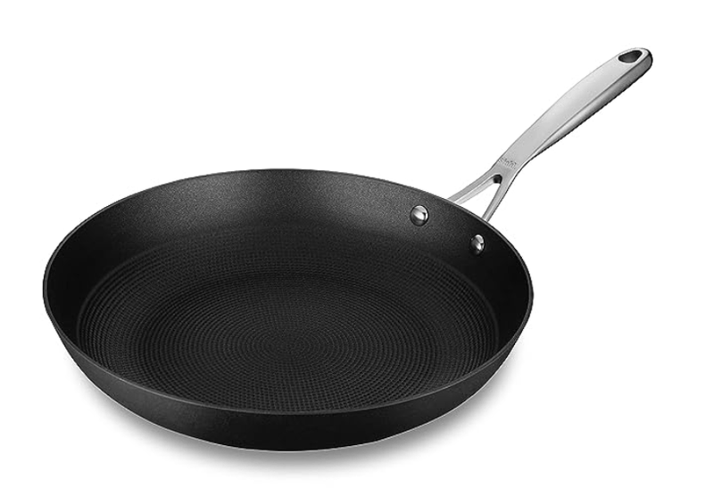 Stahl Cast Iron Pan / Skillet Without Lid I Enameled Cast Iron Frypan I Lightweight Rust Free Iron Frying Pan I Gas, Induction & Oven friendly I Stick Resistant Fry Pan I Iron Cookware Blacksmith Hybrid 8420, Dia 20cm, 0.8 Litres-1