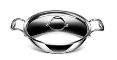 Stahl Triply Stainless Steel Kadai with Lid | Stainless Steel Cookware Tri Ply Kadhai | Gas & Induction Base | Artisan 4320, Dia 20 cm, 1.6 L (Serves 3-4 People)-1