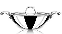 Stahl Triply Stainless Steel Kadai with Lid I Stainless Steel Cookware Tri Ply Deep Kadhai I Deep Frying Pan with Round Bottom I Artisan 4750, Dia 20 cm, 1.8 L (Serves 3-4 People)-1