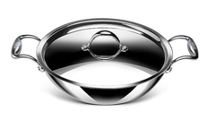 Stahl Triply Stainless Steel Kadai with Lid | Stainless Steel Cookware Tri Ply Kadhai | Gas & Induction Base | Artisan 4316, Dia 16 cm, 0.8 L (Serves 1-2 People)-2