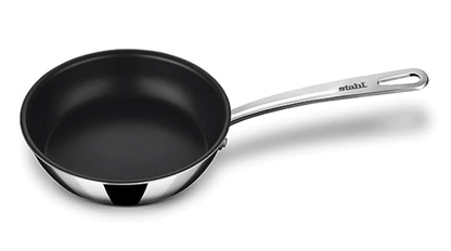Stahl Triply Stainless Steel Artisan Nevrstick Frypan Without Lid, 5436, 16cm, 0.6 Liters